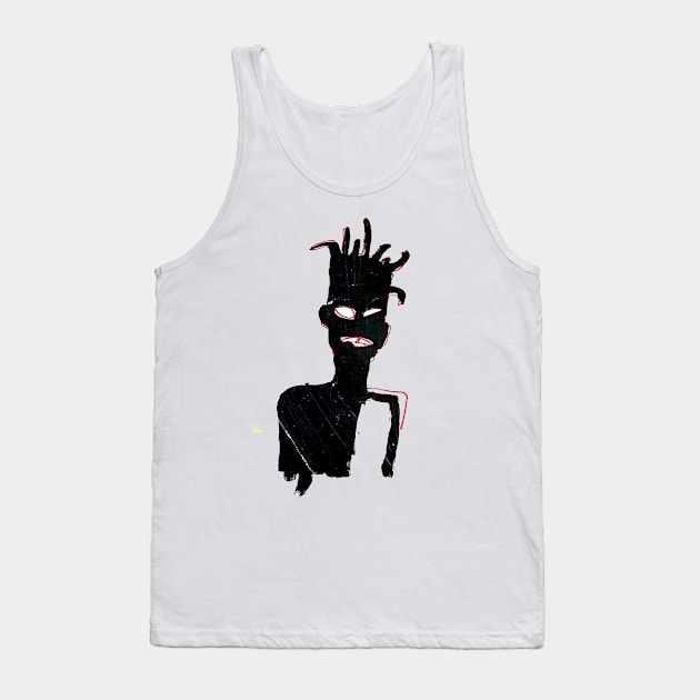 Basquiat Style Tank Top by Sauher